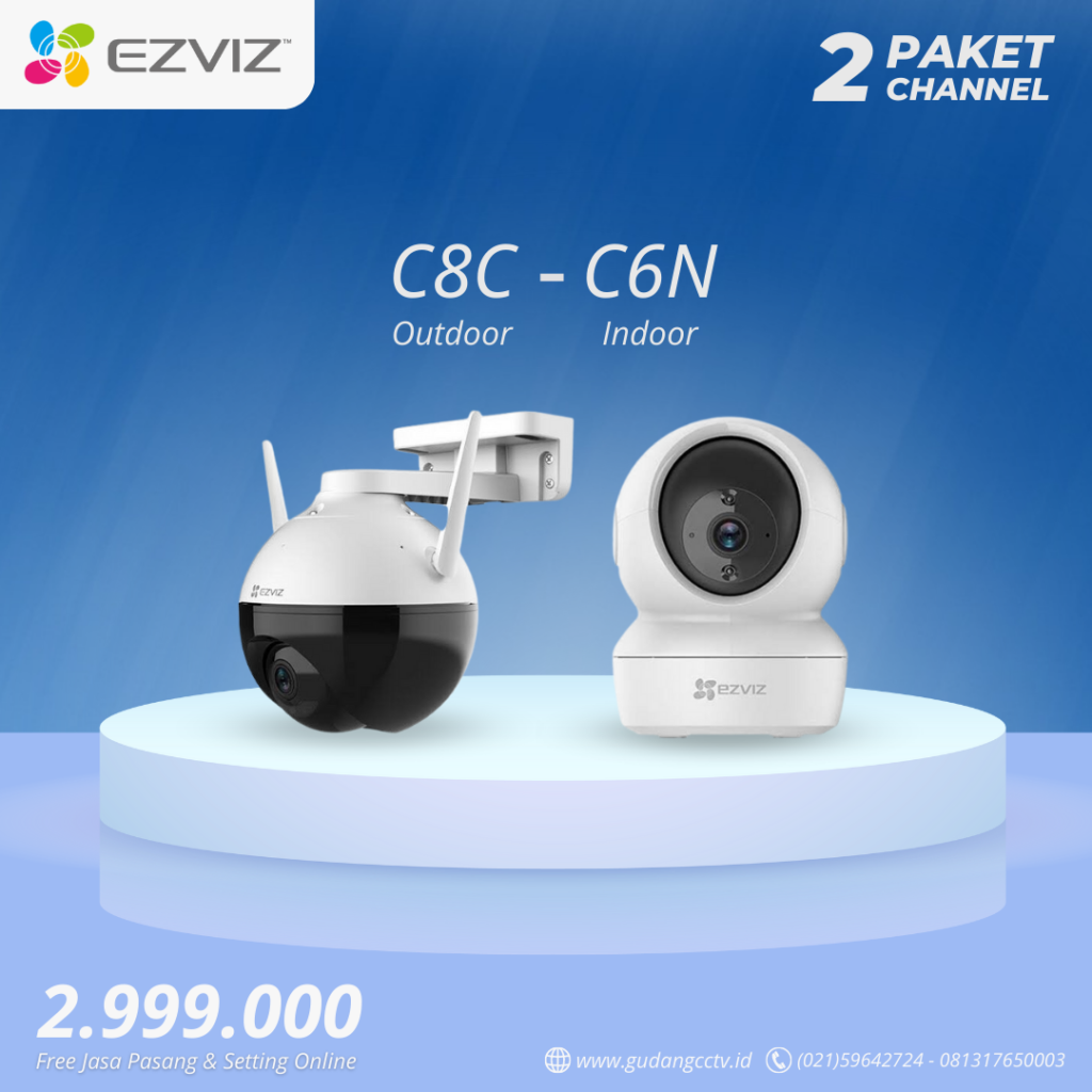 cctv wireless 2 kamera