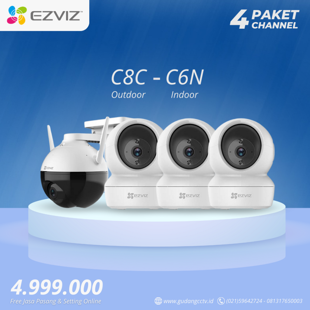 cctv wireless 4 kamera