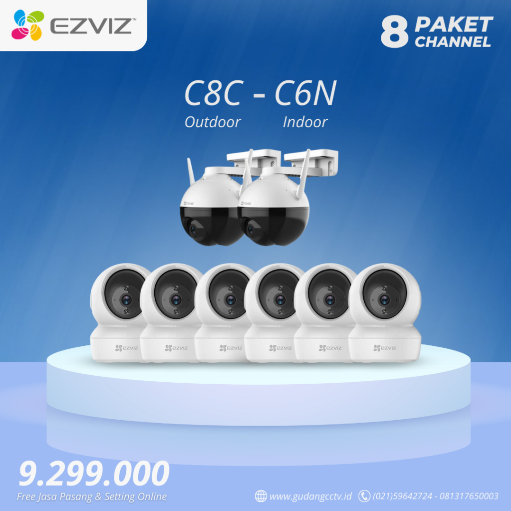 cctv wireless 8 kamera